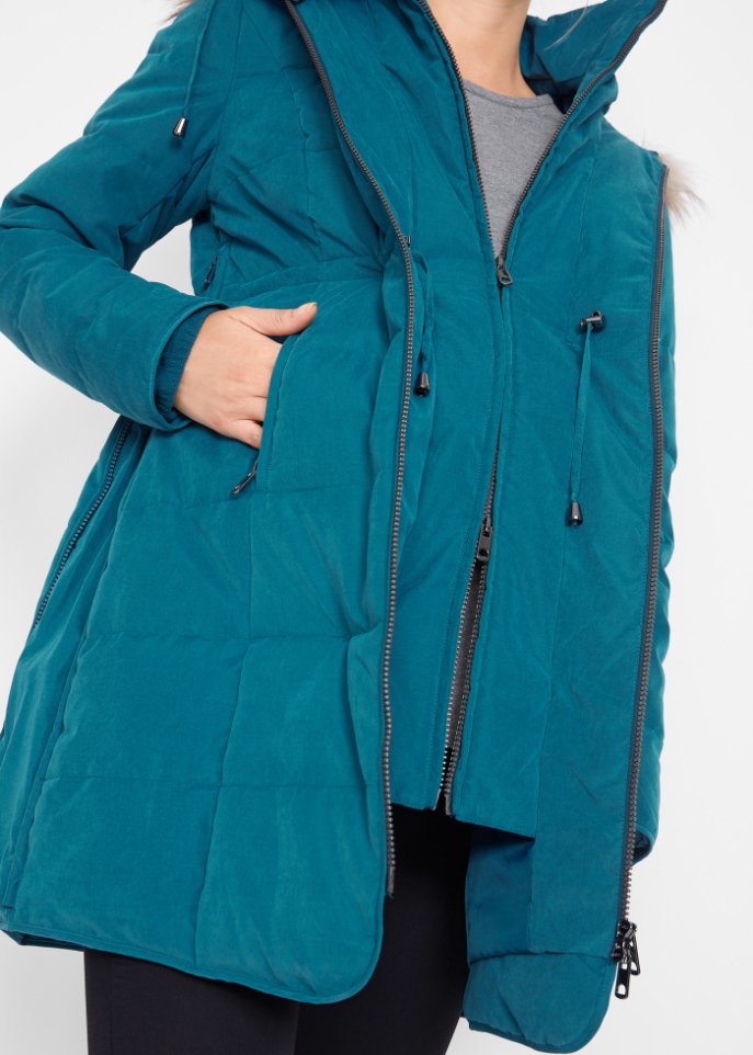 Umstandsjacke/Tragejacke, gesteppt