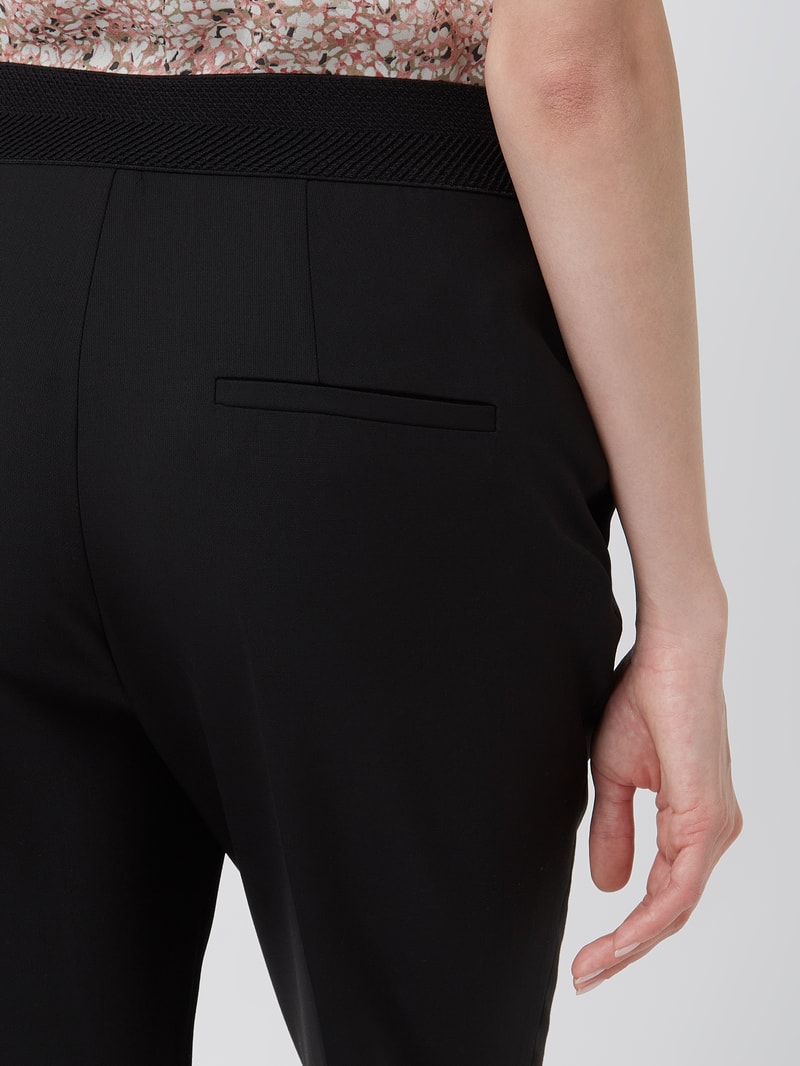 Stoffhose mit Viskose-Anteil Modell 'Sue' in schwarz