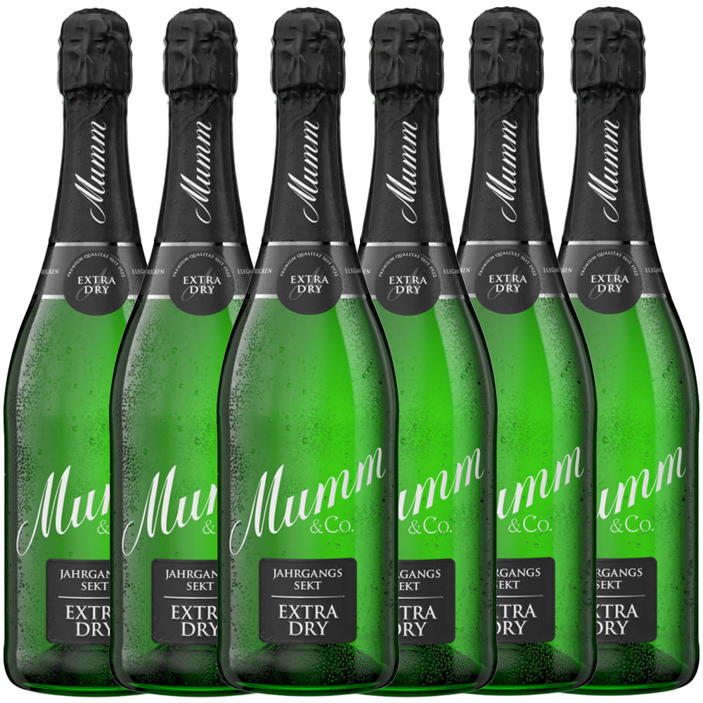 Mumm Extra Dry Jahrgangssekt - 6er Karton