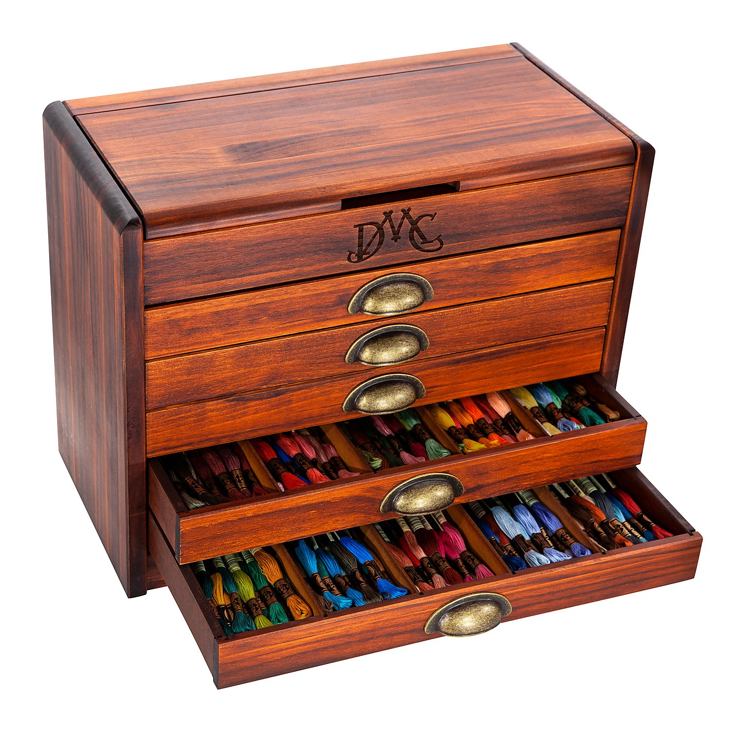 DMC Stickgarn-Schatulle, Inhalt: 500 Strängchen
