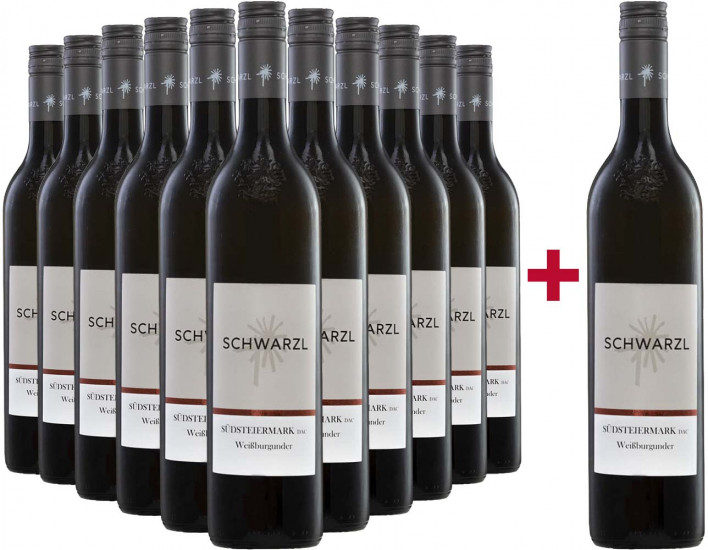11+1 Paket Weißburgunder DAC trocken - Weingut Johannes Schwarzl