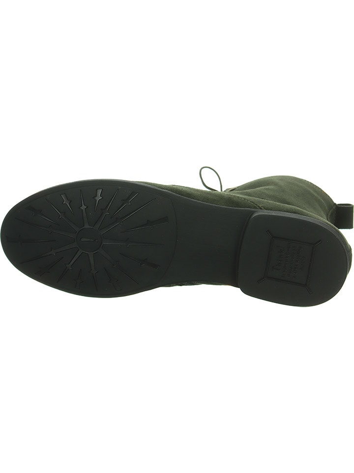 Think! Leder-Boots in Khaki günstig kaufen