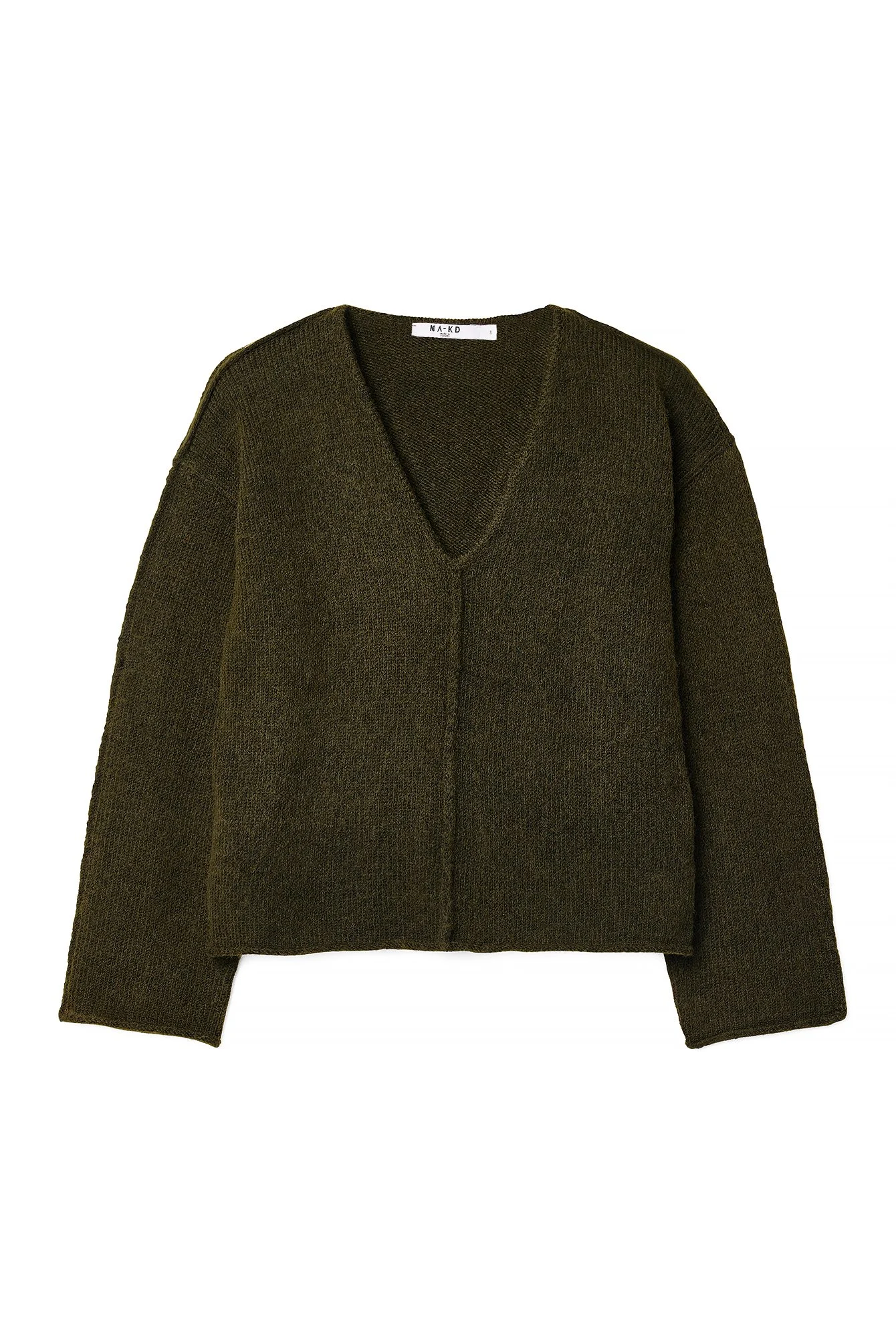 Strickpullover mit V-Ausschnitt