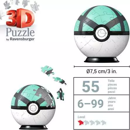 3D Puzzle Ball Pokémon Netzball