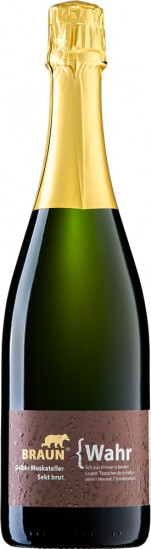 {Wahr Gelber Muskateller Sekt brut - Familienweingut Braun