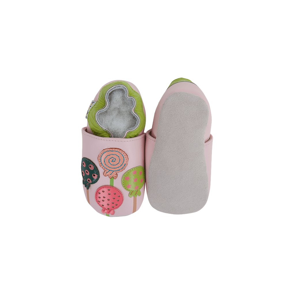 Lait et Miel Sucettes Krabbelschuhe mit Lollis