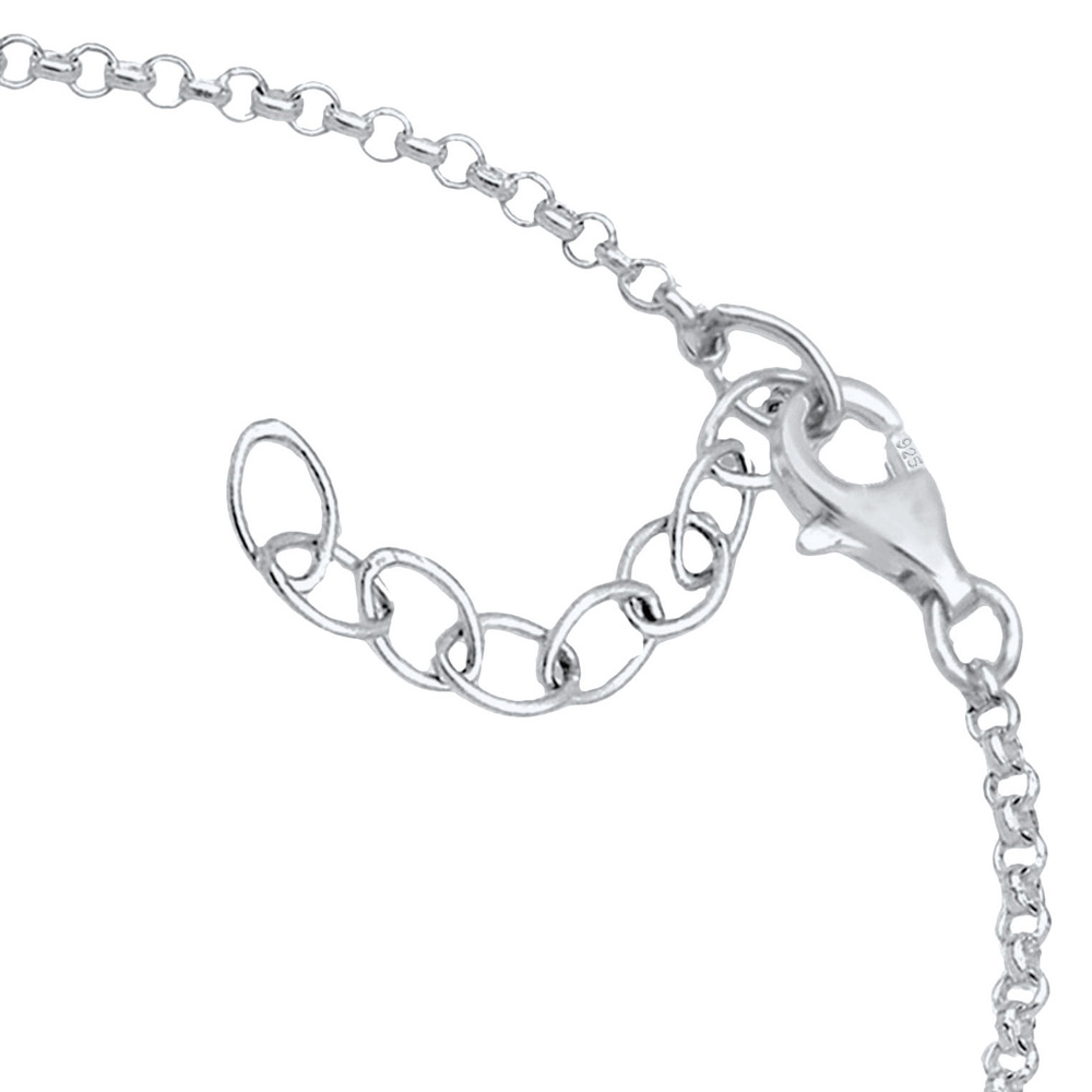 Elli Elli Bracelet Femmes Symbole Croix Classique avec Cristaux en Argent Sterling 925 Bracelet
