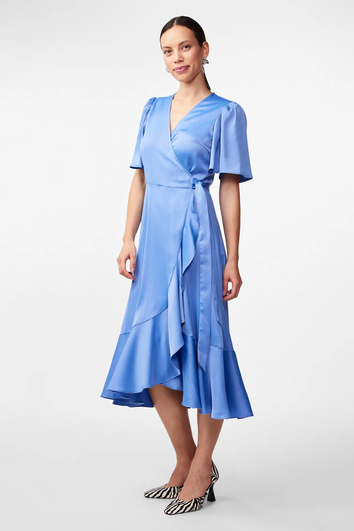 Y.A.S.  Kleid - Blau - Wickelschnitt