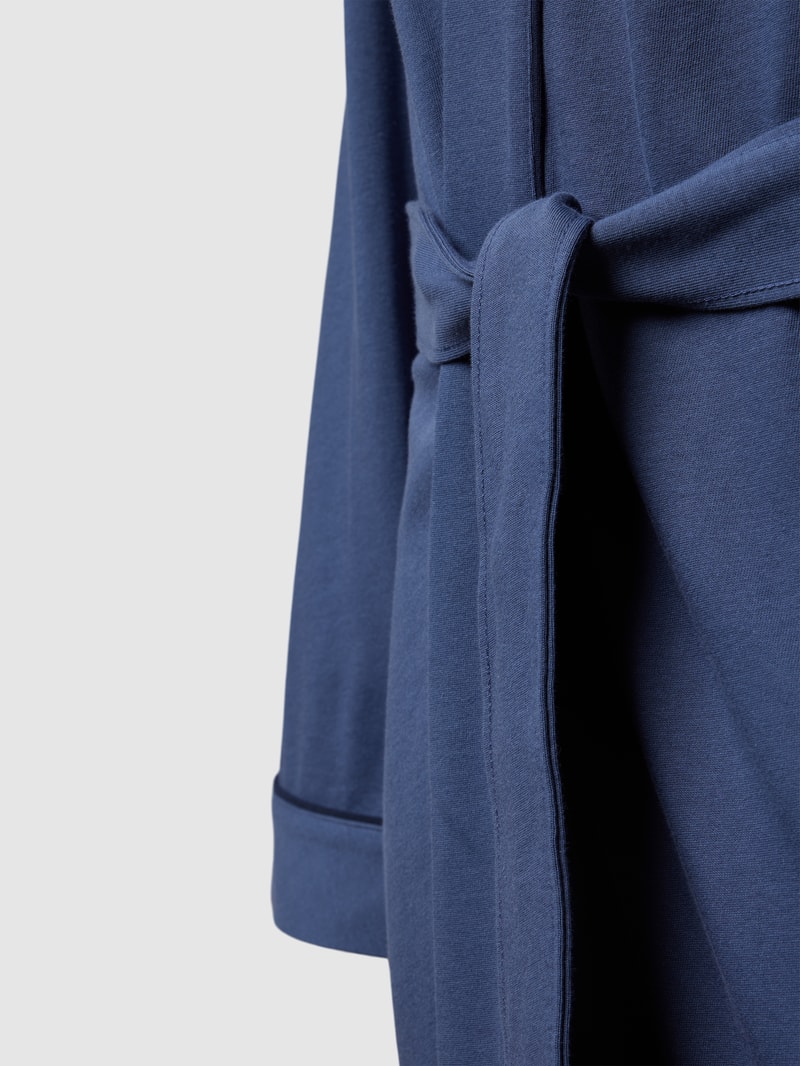 Kimono mit Taillengürtel in blau