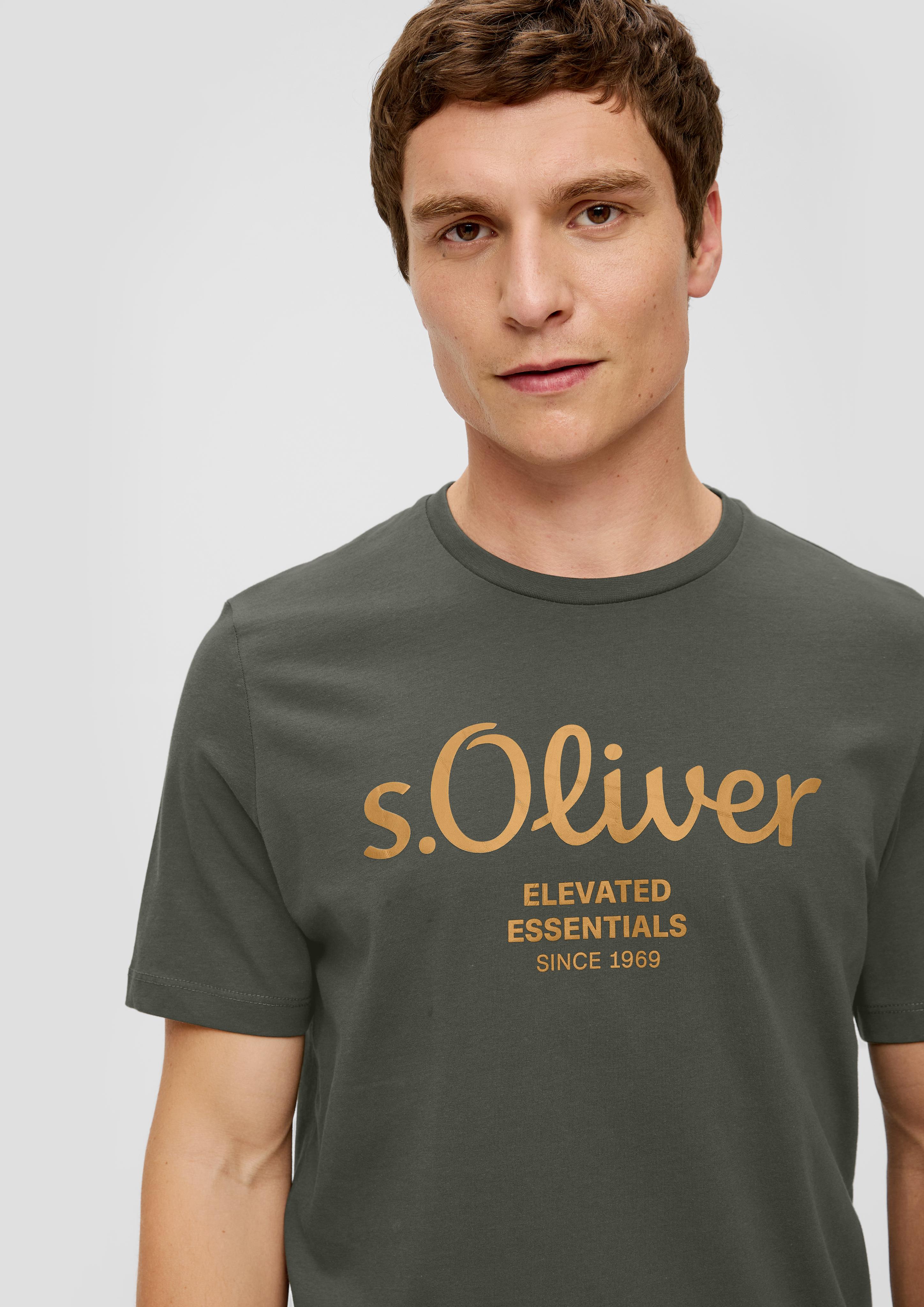 T-Shirt mit Frontprint  2141458-79D2