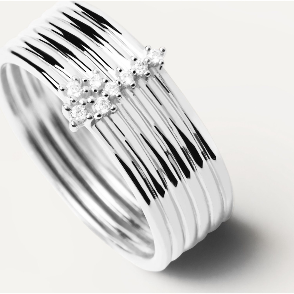 P D Paola Bague pour femme 925 Argent argent Bague