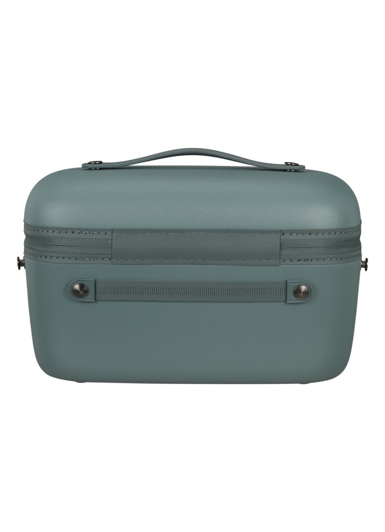 Beauty case Samsonite impilabile con tracolla removibile e pochette rimovibile.