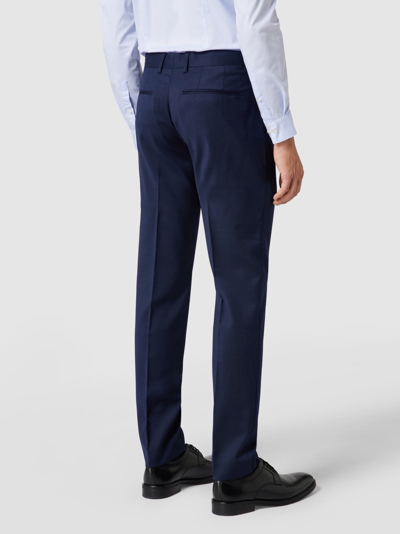 Anzughose mit Stretch-Anteil Modell 'Las' in marineblau