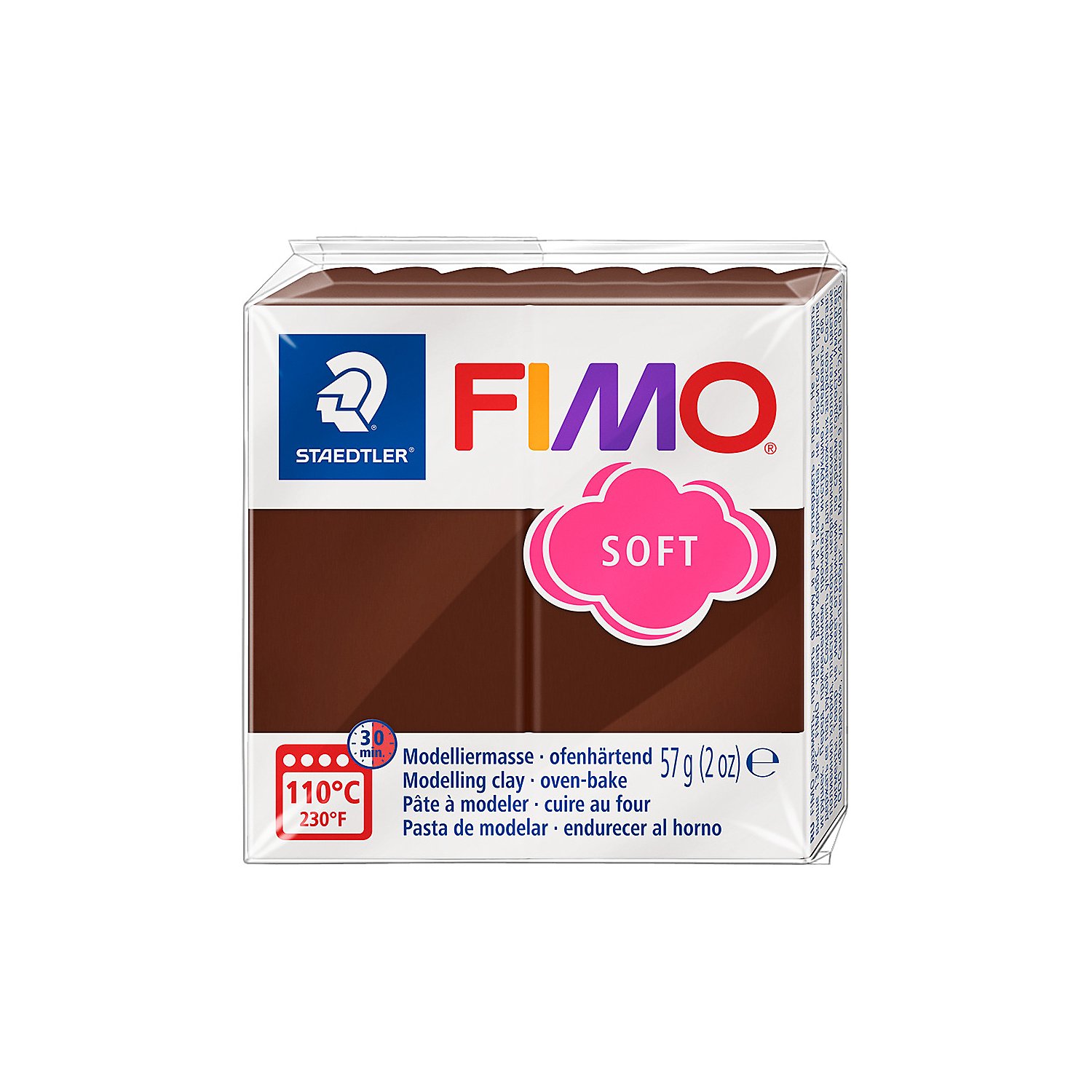 Fimo-Soft, schokolade, 57 g