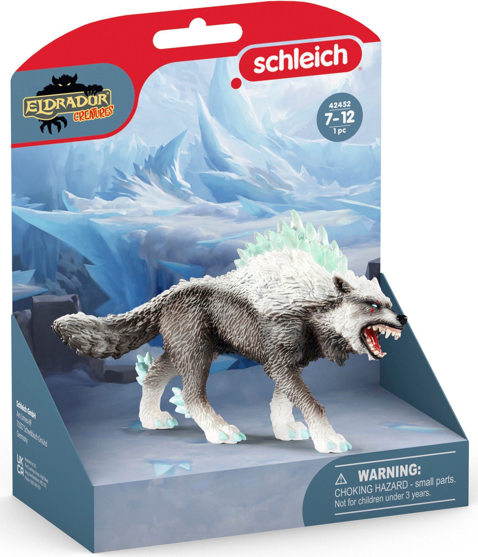 Schleich® Spielfigur ELDRADOR, Schneewolf (42452)