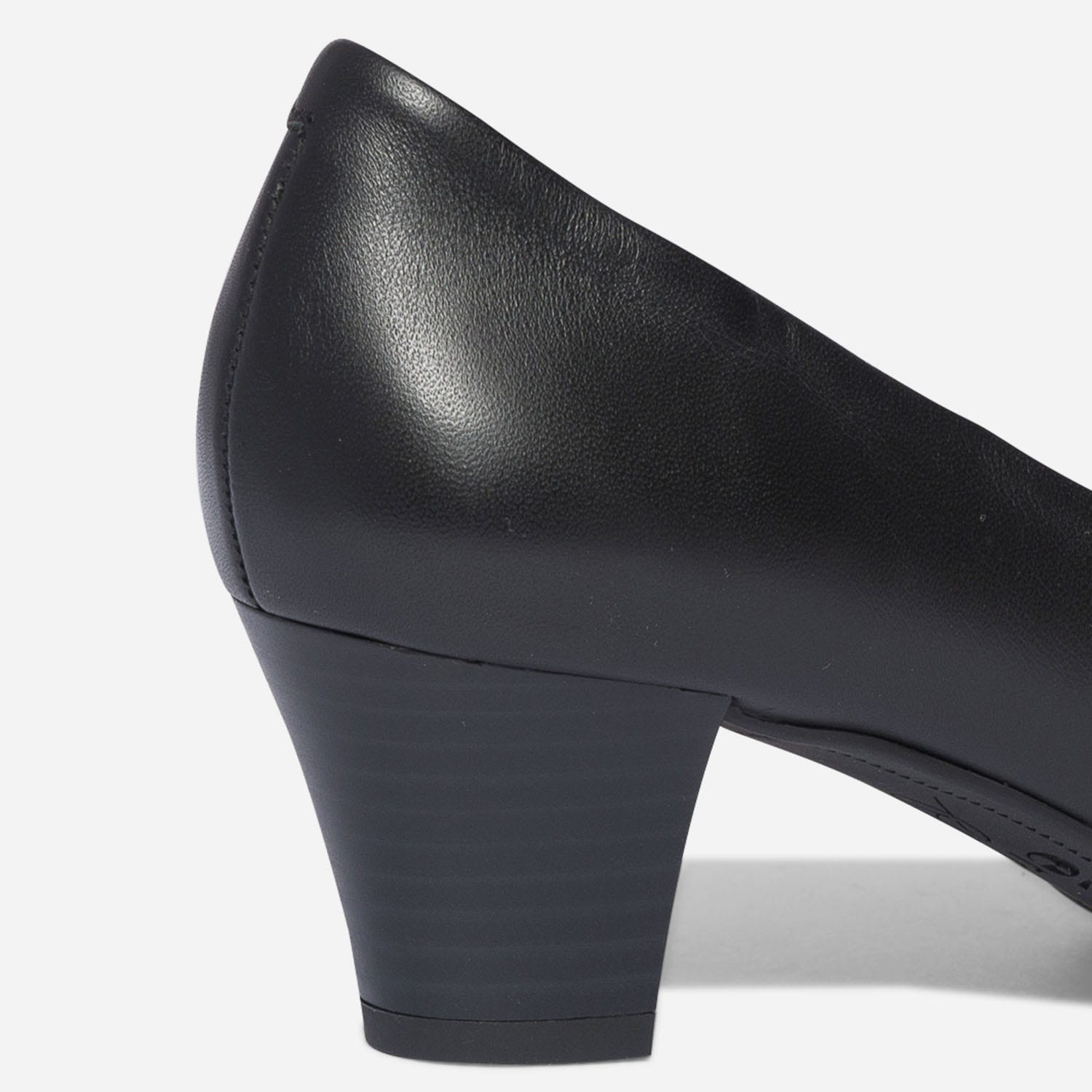 Escarpin ERAM FLEX noir en cuir