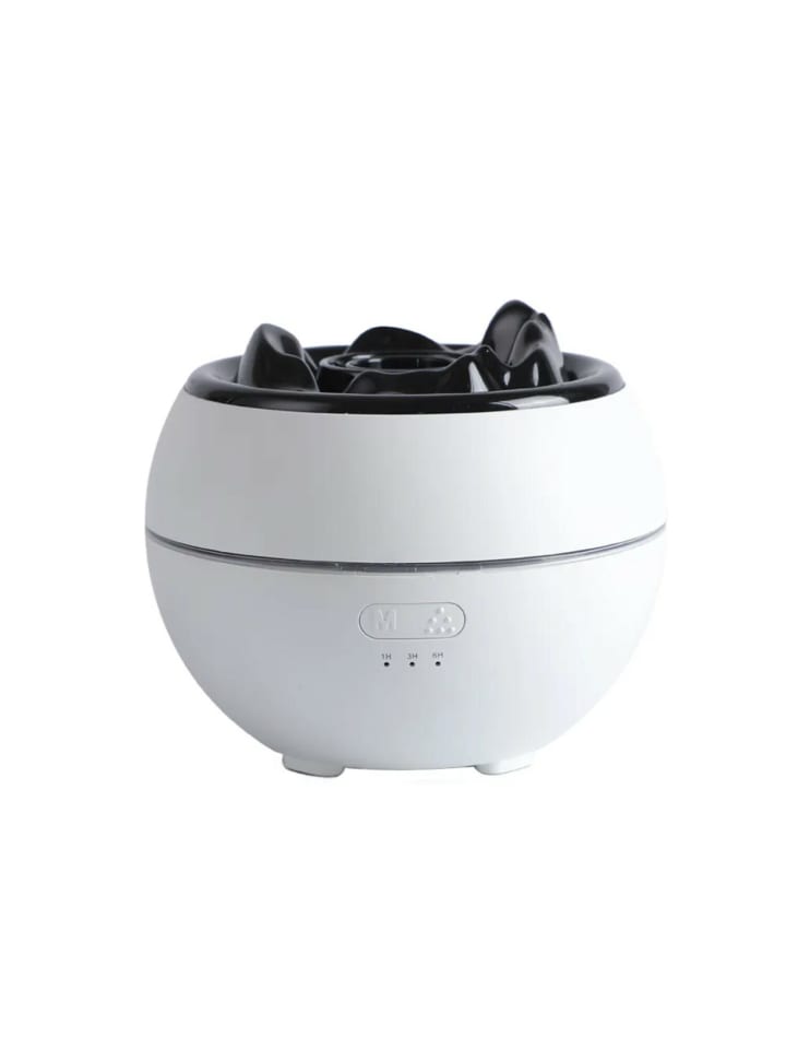 COFI 1453 Aromatherapie-Luftbefeuchter / Diffusor mit bunter Flamme, in Weiß günstig kaufen onesize