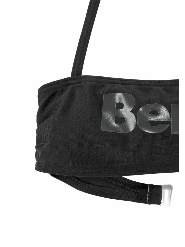 Bench Bandeau-Bikini in schwarz-grau günstig kaufen