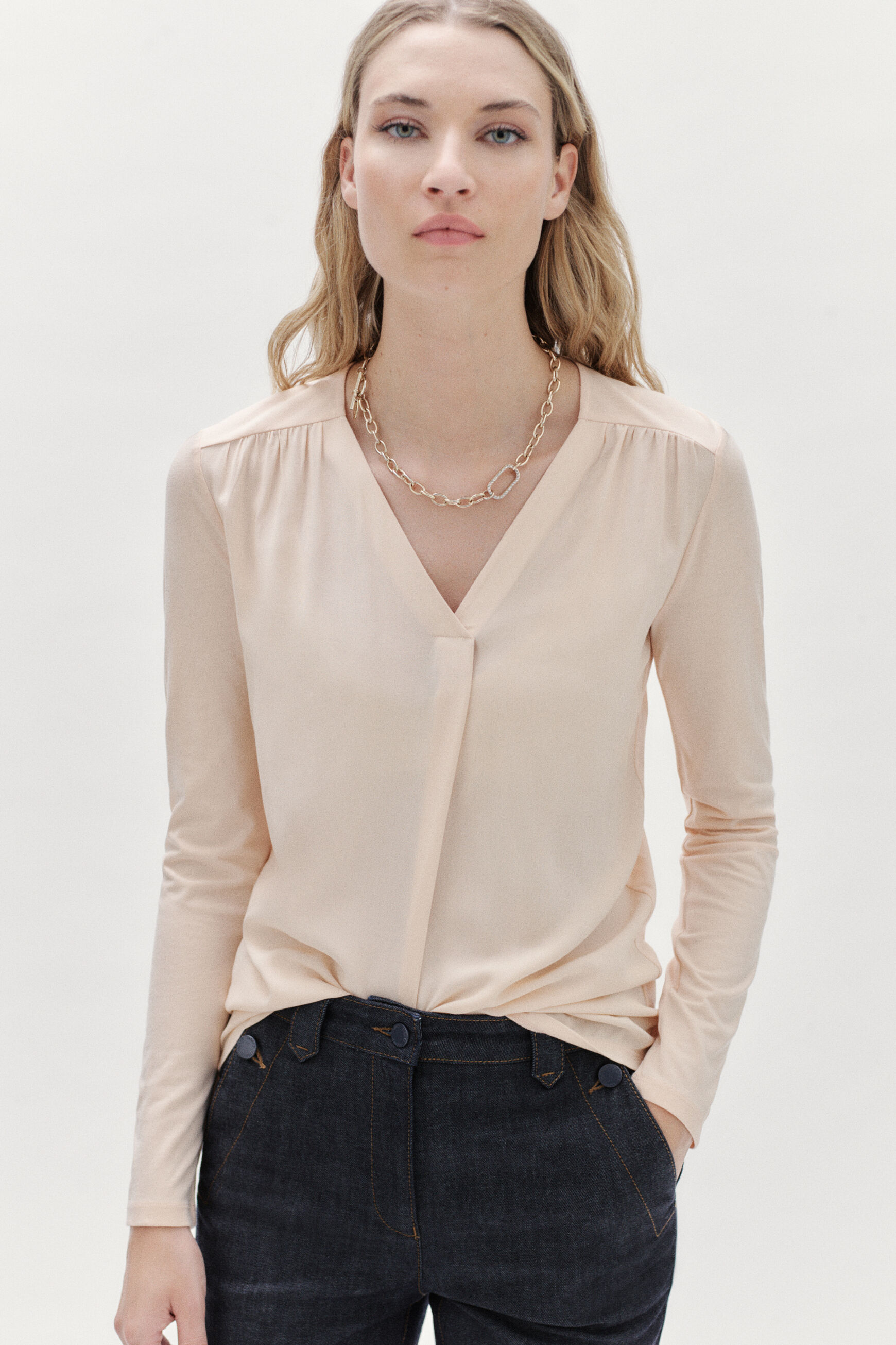t-shirt wyatt rose pastel femme