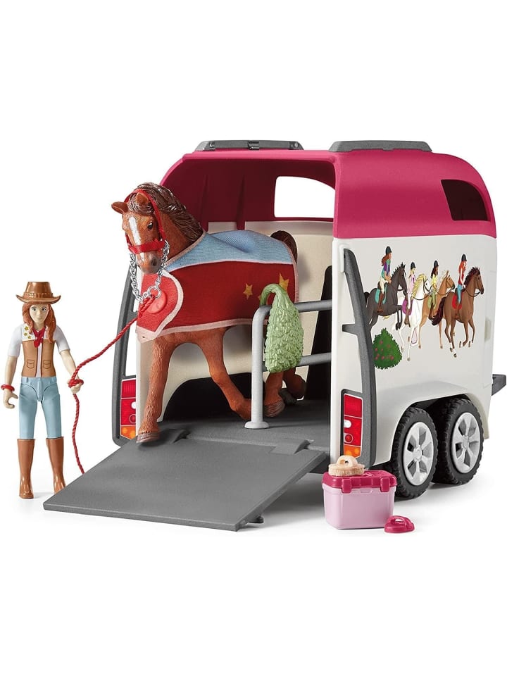 Schleich Horse Club Abenteuer mit Auto und Pferdeanhänger in Rosa ab 5 Jahre günstig kaufen onesize
