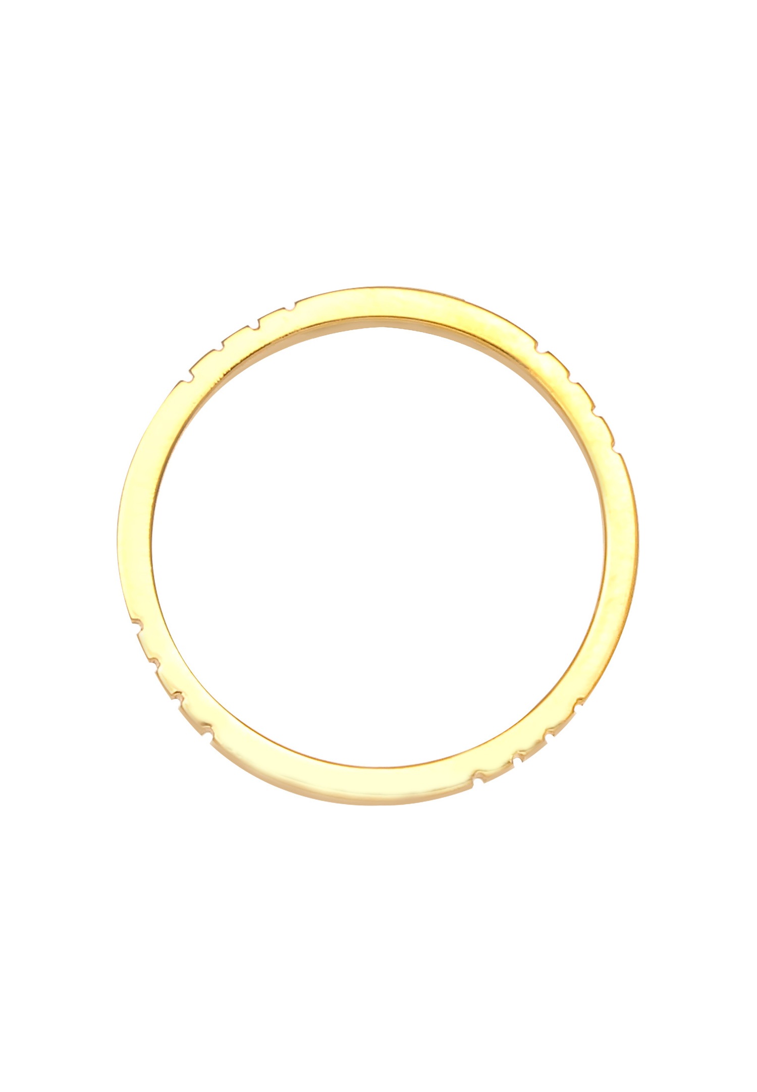 Anillo apilado de plata de ley 925 de moda para mujer de Elli
