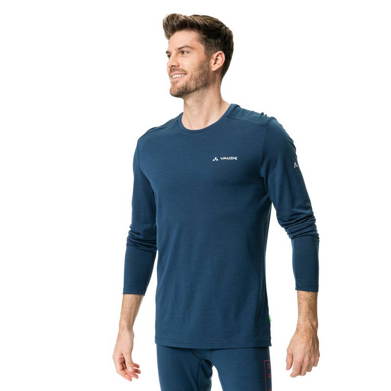 VAUDE Men's Monviso Wool LS T-Shirt T-Shirt Herren
