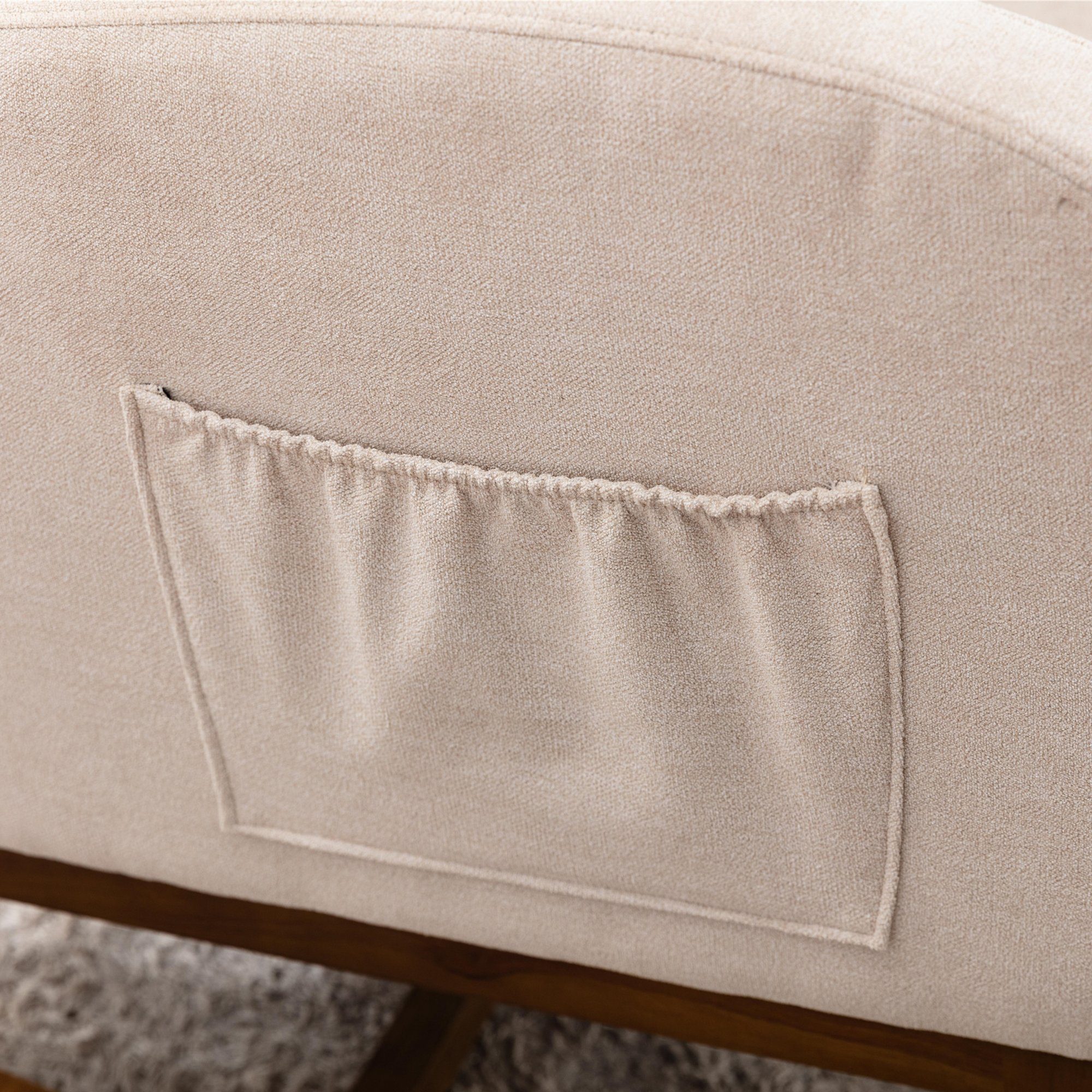 PFCTART Schaukelstuhl Wohnzimmer, stilvollem und bequemem Schaukelstuhl