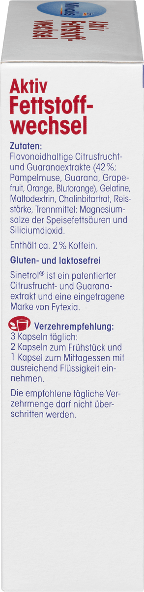 Aktiv Fettstoffwechsel Kapseln 45 St., 25 g
