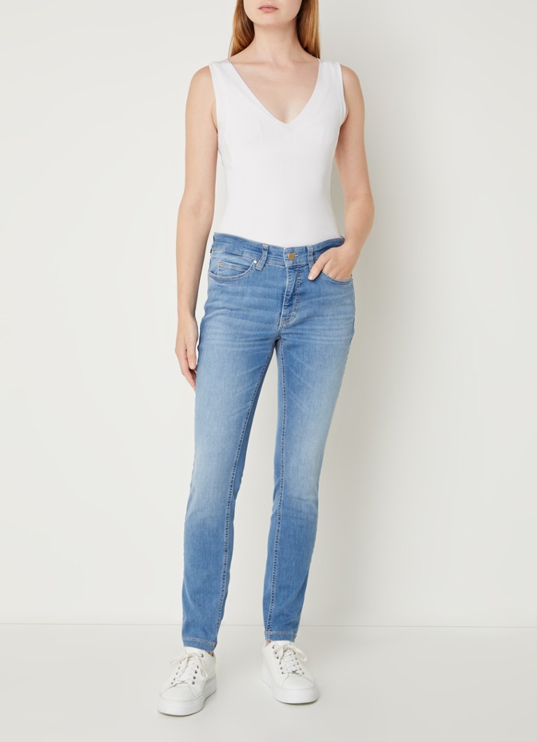 MAC Jeans  Dream mid waist skinny jeans met medium wassing