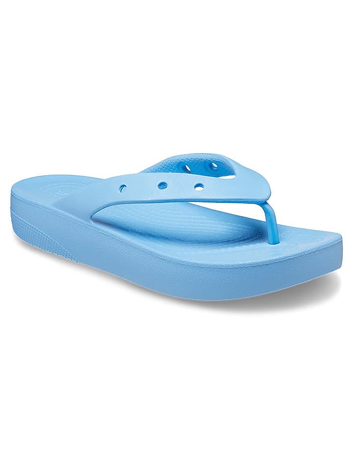 Crocs Zehentrenner in Hellblau günstig kaufen 36/37