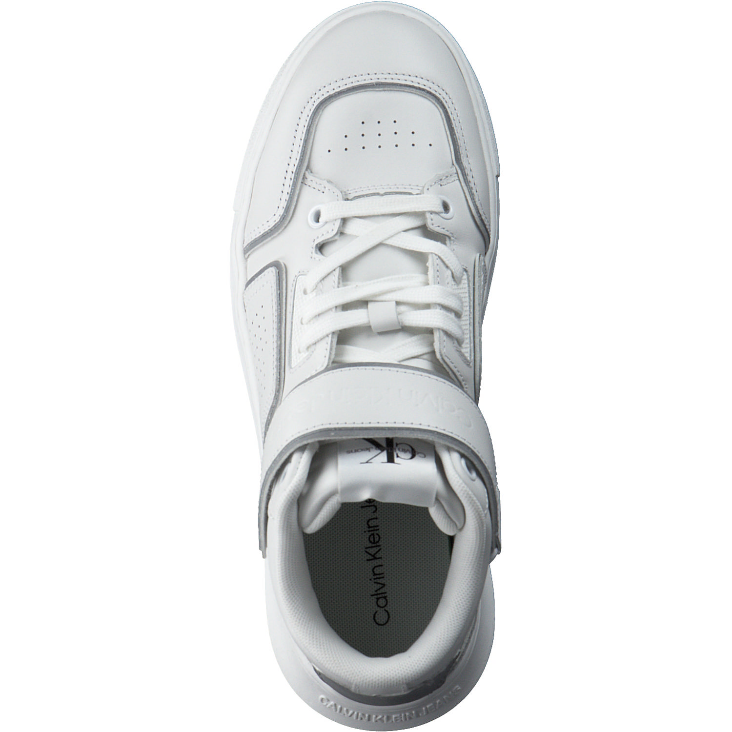 Calvin Klein YW0YW008II, Sneakers, Damen, Silber
