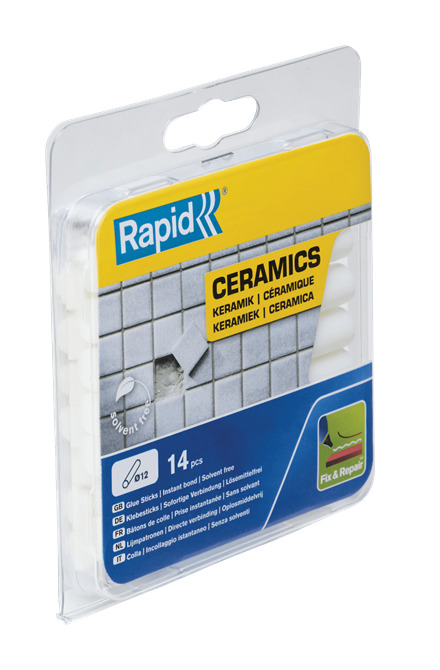 Cartouches adhésives sanitaires Rapid 40107359 de 12 mm