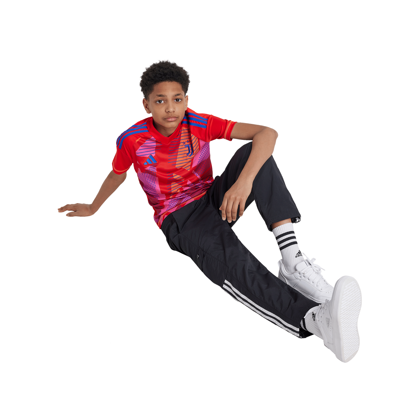 adidas Juventus Turin Torwarttrikot 2024/2025 Kids Rot