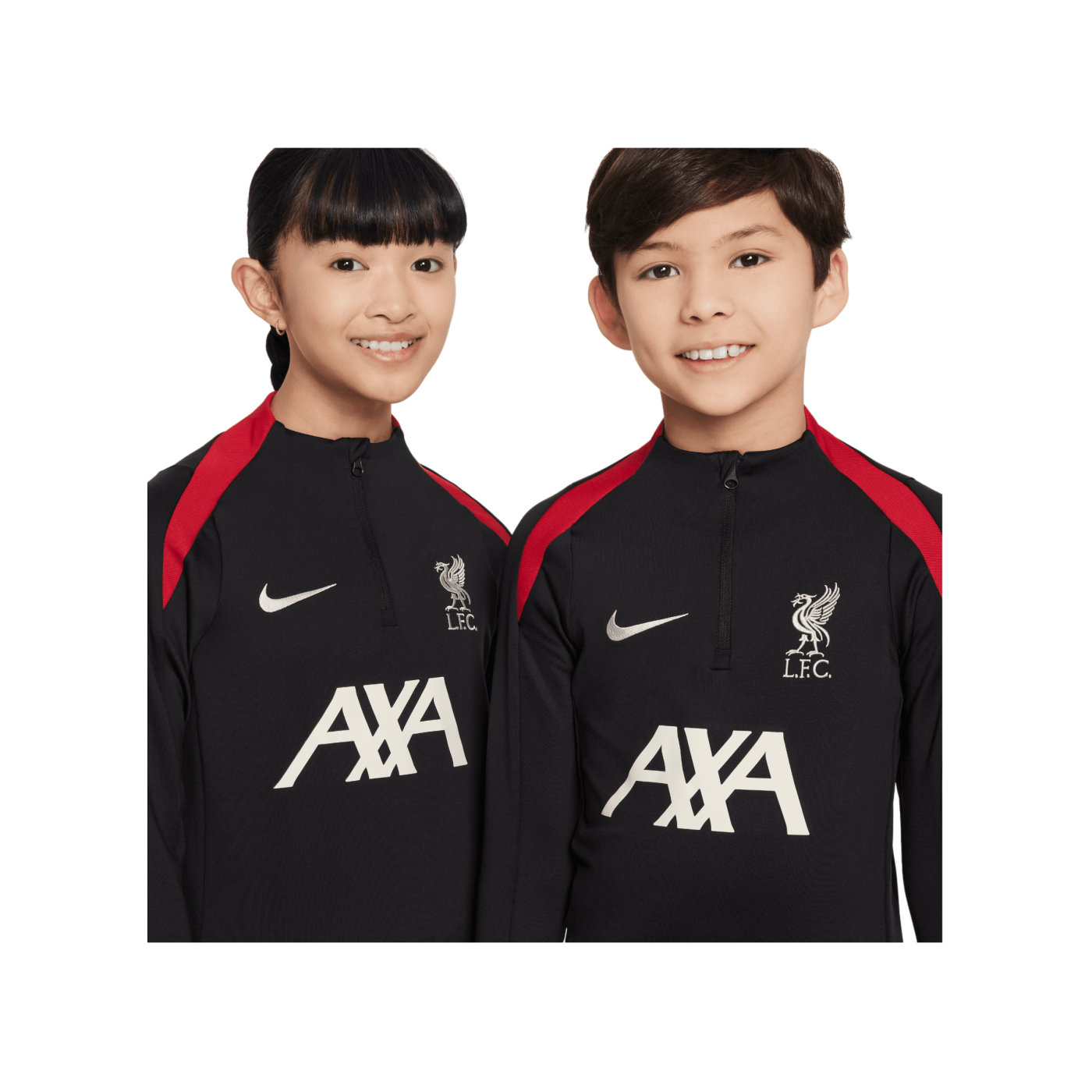 Nike FC Liverpool Drill Top Kids Schwarz F013