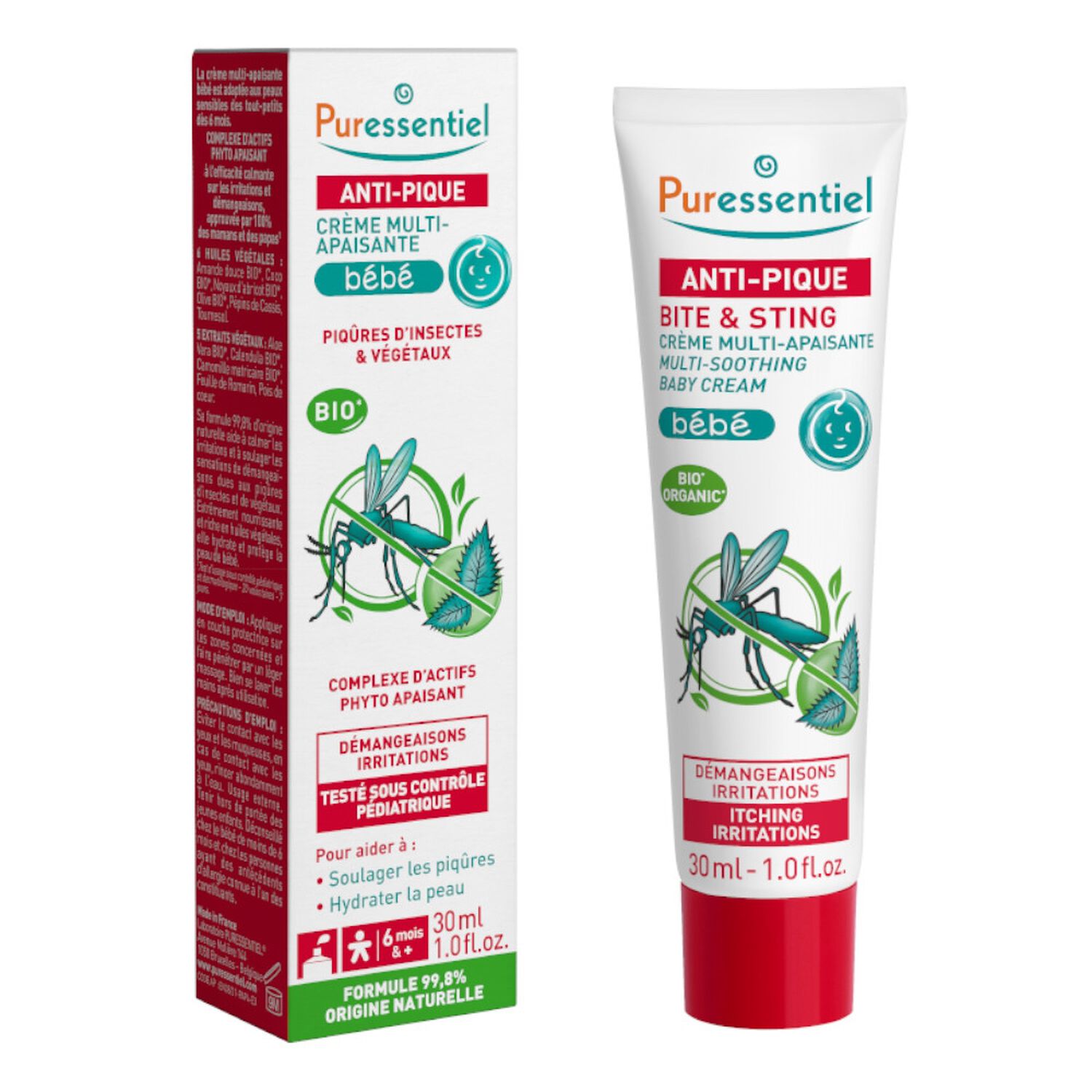 Puressentiel Anti-Pique Crème Multi-Apaisante Bébé 30 ml