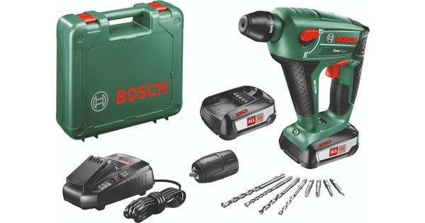 Bosch Green 0603952327 Uneo Maxx Akku-Bohrhammer, 18 Volt, 2,5 Ah Li-Ion
