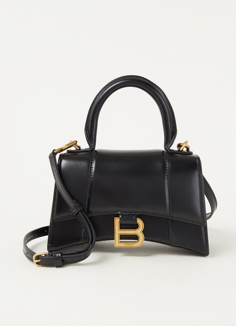 Balenciaga Hourglass XS -käsilaukku vasikannahkaa