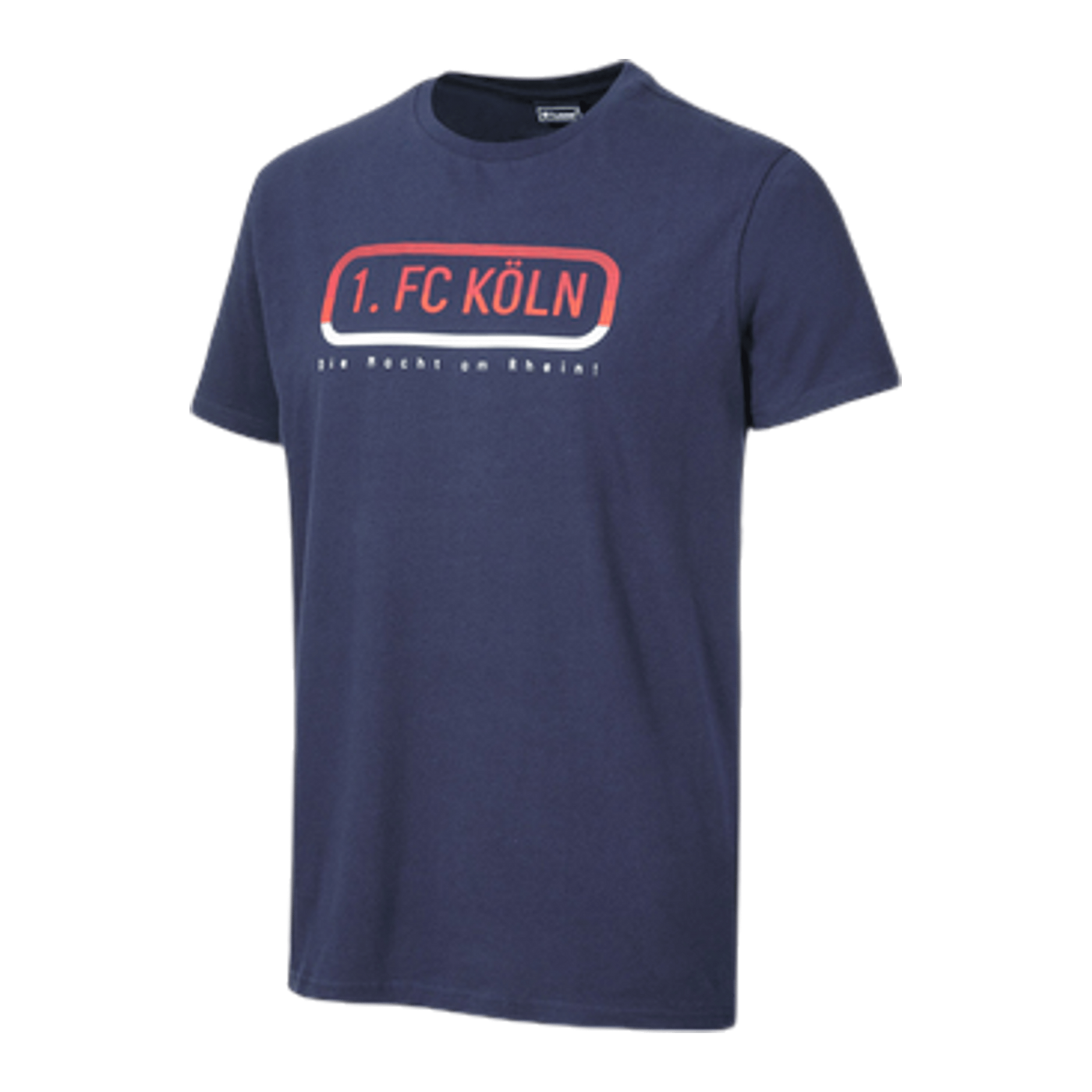 Hummel 1. FC Köln Fan Logo T-Shirt 2023/2024 Blau F7026