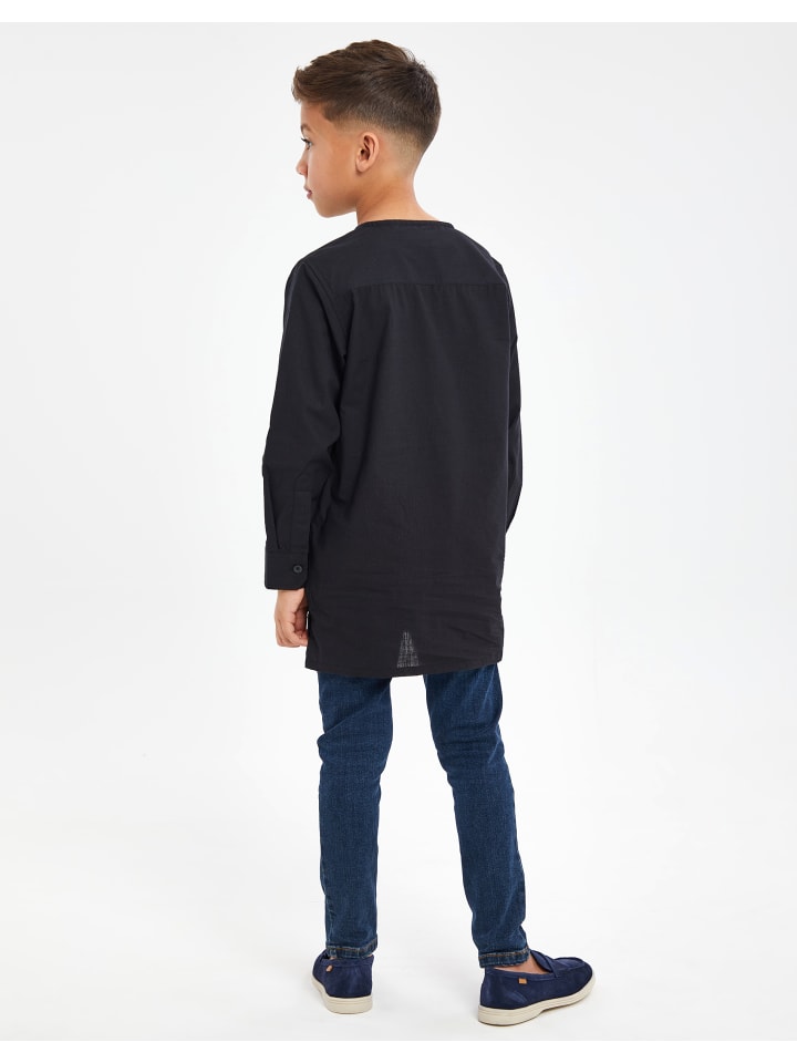 Threadboys Langarmhemd TBB Woven Eid Walsh in Black günstig kaufen