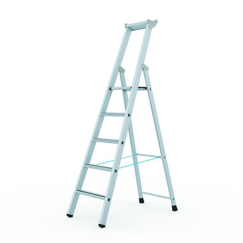 Zarges 41373 Scala di atterraggio Saferstep S a 3 gradini con piattaforma inclusa