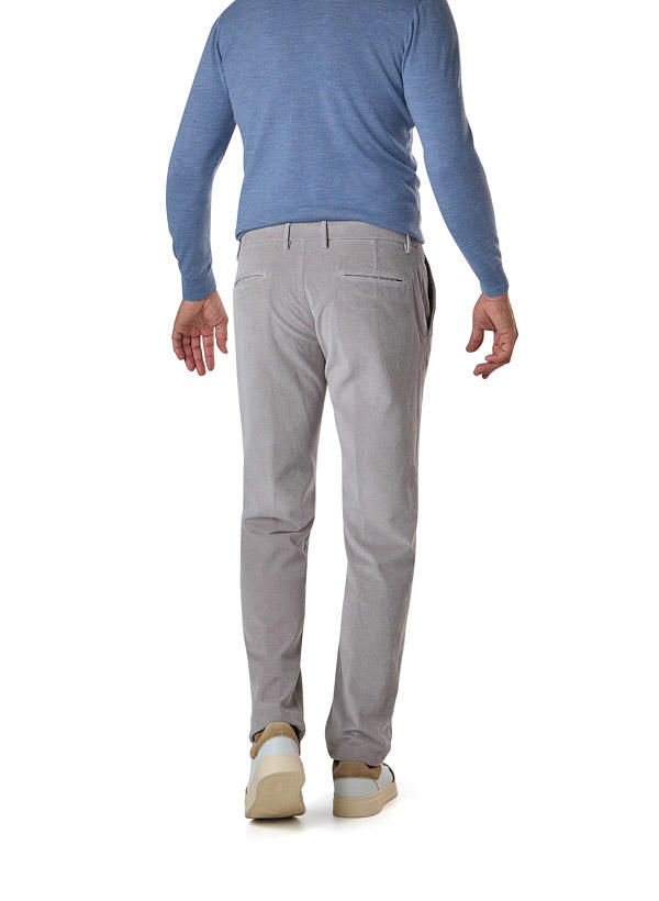 BOGGI MILANO, Hose Marcello, Cord, hellgrau