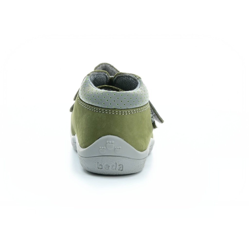 Beda Nick mit Membran (BF 0001/W/M/NUB) grüne Barfuß-Stiefeletten