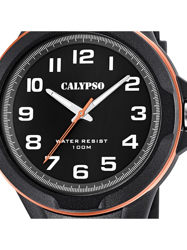 Calypso Analog-Armbanduhr Calypso Analogico schwarz extra groß (ca. 46mm) günstig kaufen onesize