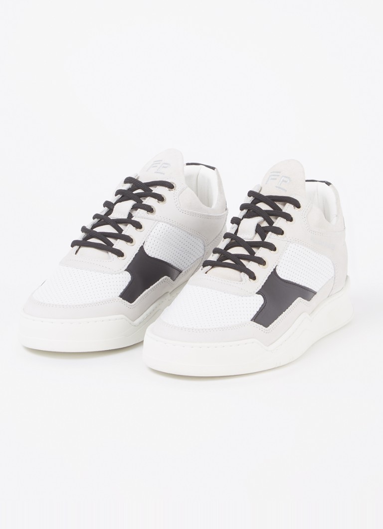 Kožené tenisky Filling Pieces Ghost so semišovými detailmi