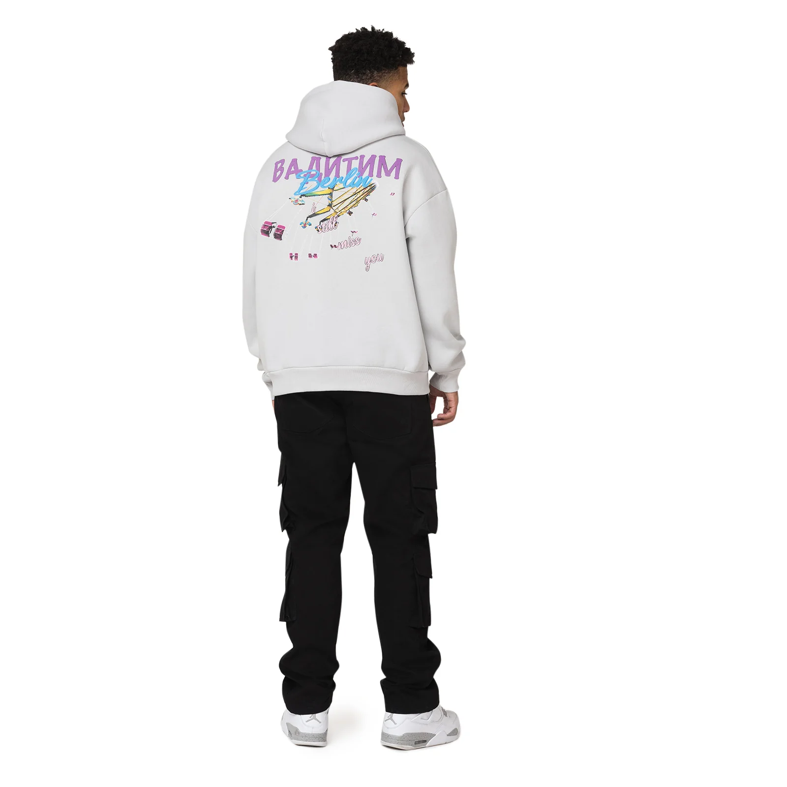 GREY ADVENTURE PARK HOODIE