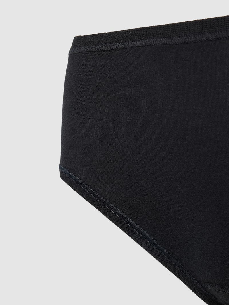 Slip in unifarbenem Design in schwarz