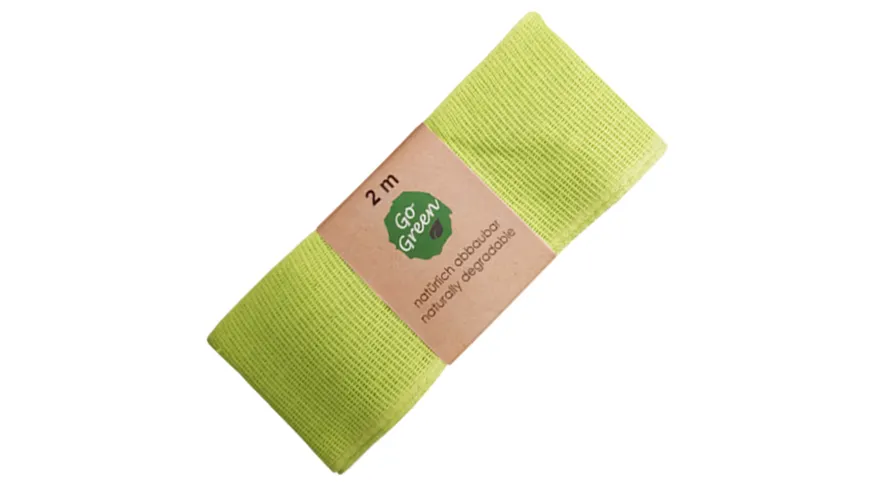TRUBA GoGreen Baumwollband apfelgrün 2 m