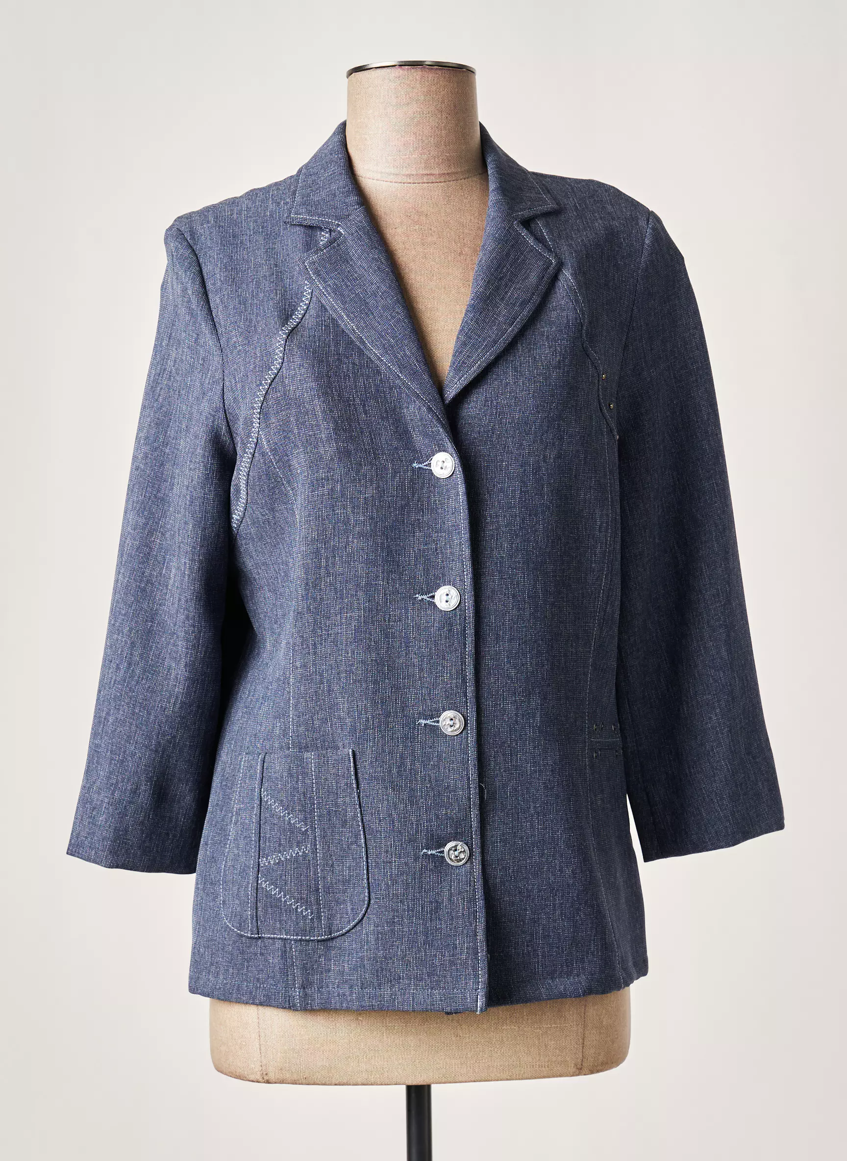 Guy Dubouis Vestecasual Femme couleur bleu