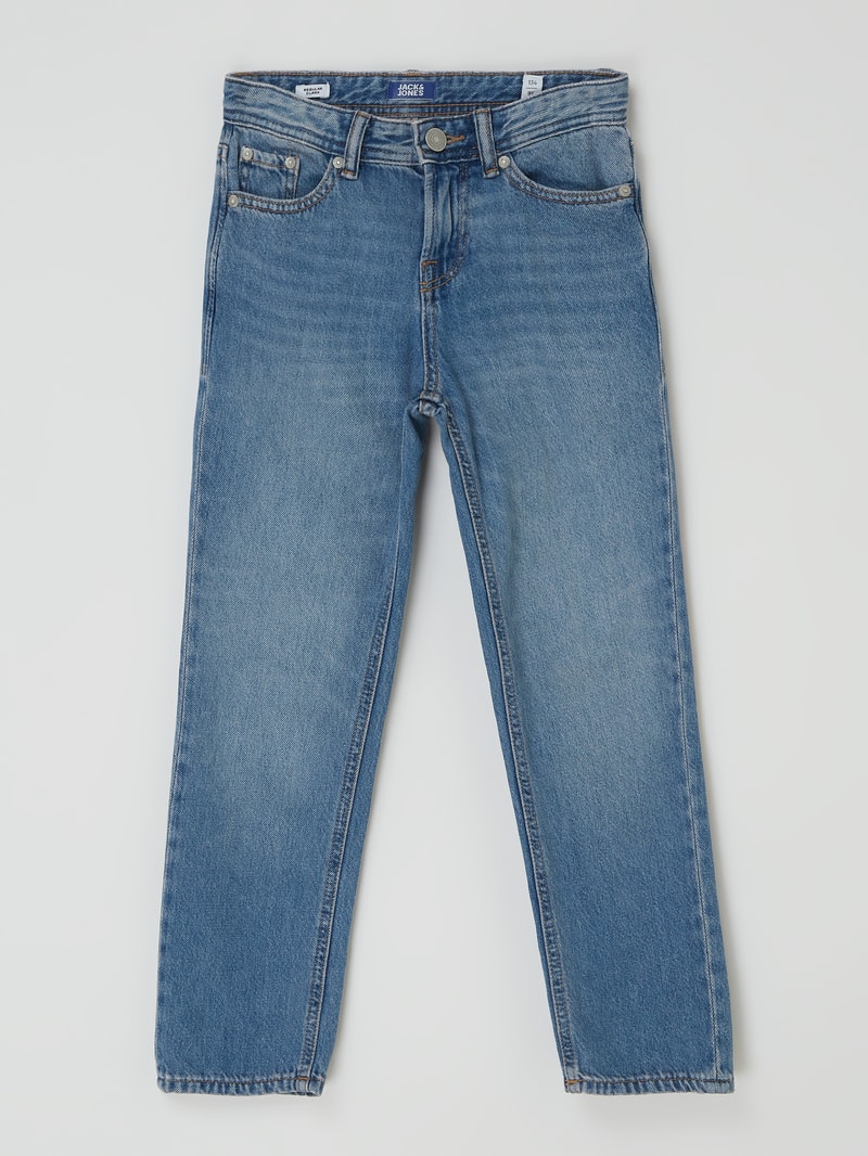 Regular Fit Jeans aus Baumwolle Modell 'Clark' in jeans