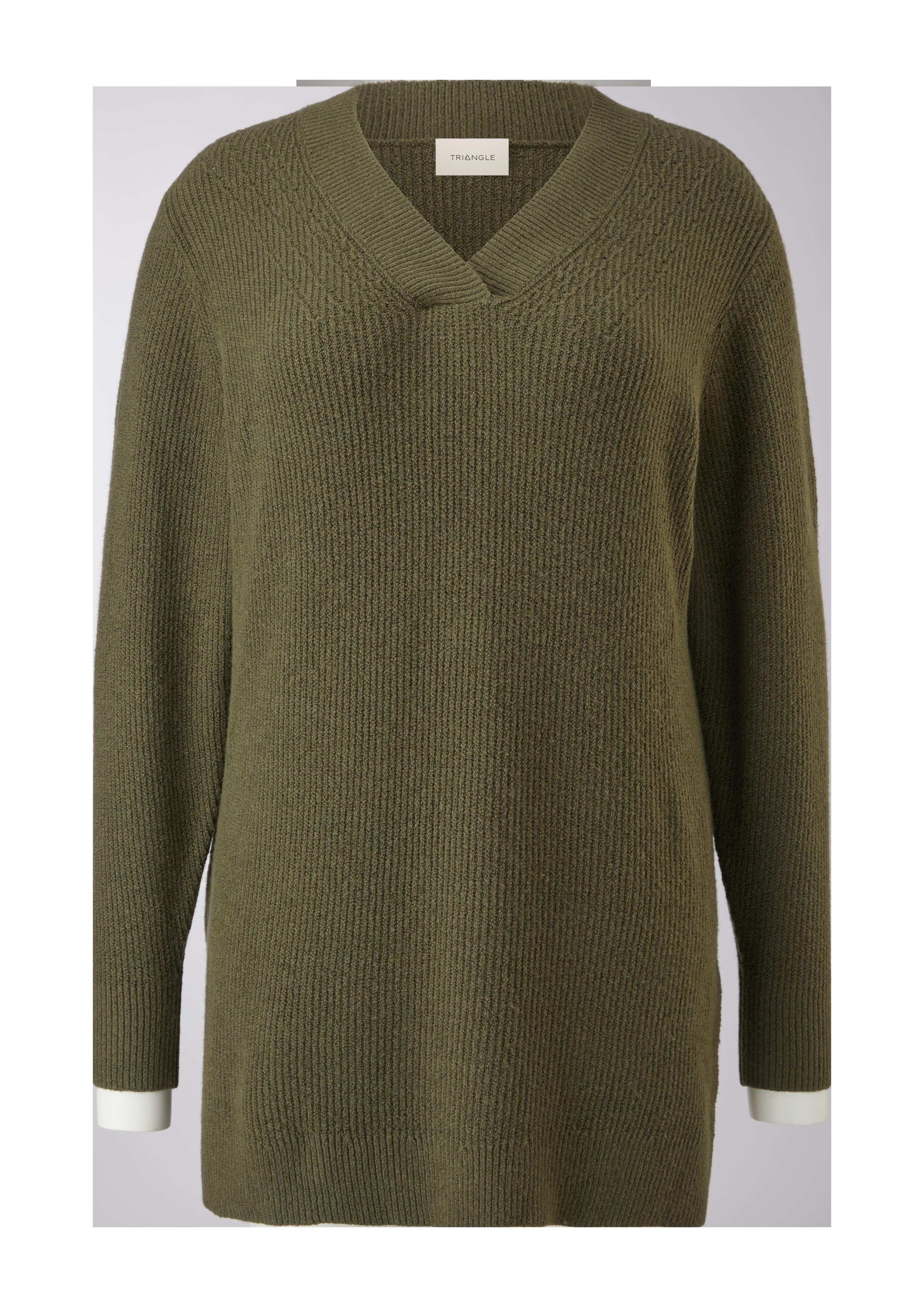 Langer Feinstrickpullover  2122006-7844